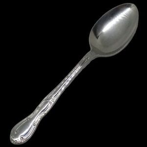 Frank Smith Stainless FSS11 Tablespoon Serving Spoon-Japan-Vintage-Scrolls-8"